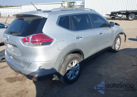 2015 Nissan Rogue Sv из США, поврежденный, VIN KNMAT2MV4FP544353